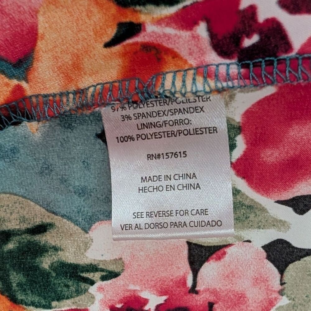 Nicole Miller Floral V-Neck Maxi Dress Size S - Picture 6 of 16